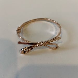 Kate Spade Rose Gold bow bracelet